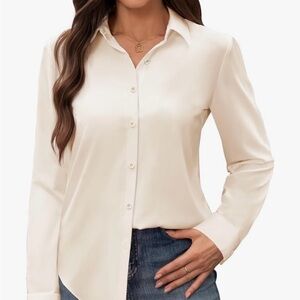 Cream Button-Up Jacket